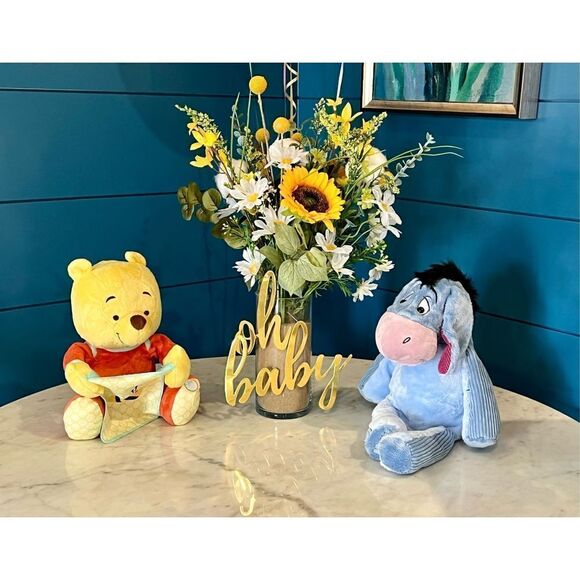 Sunflower Daisy Eucalyptus Floral Arrangement Baby Wedding Birthday Family Reuni - Picture 6 of 14